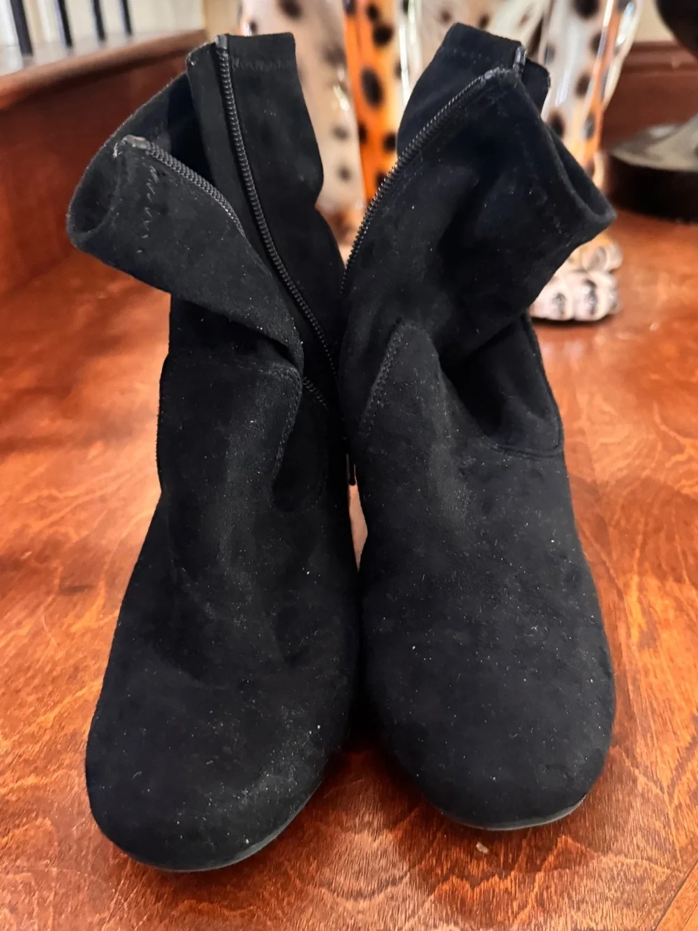 Carlos Women’s Black Suede Ankle Boots